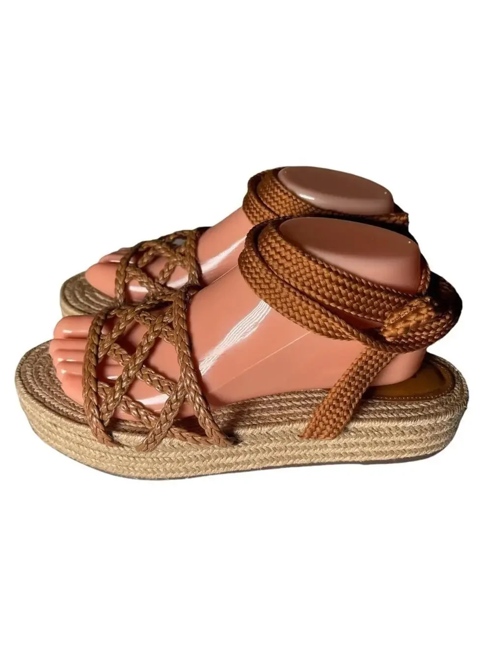 NWT Schutz Byana Platform Espadrille Sandals Sz 9.5B